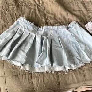 Zara denim skirt low rise